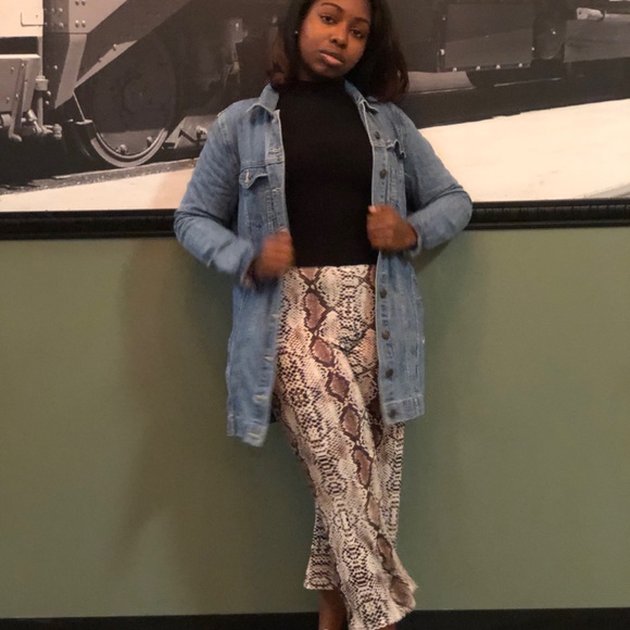 Boohoo Snakeskin Pants - Picture 2 of 3